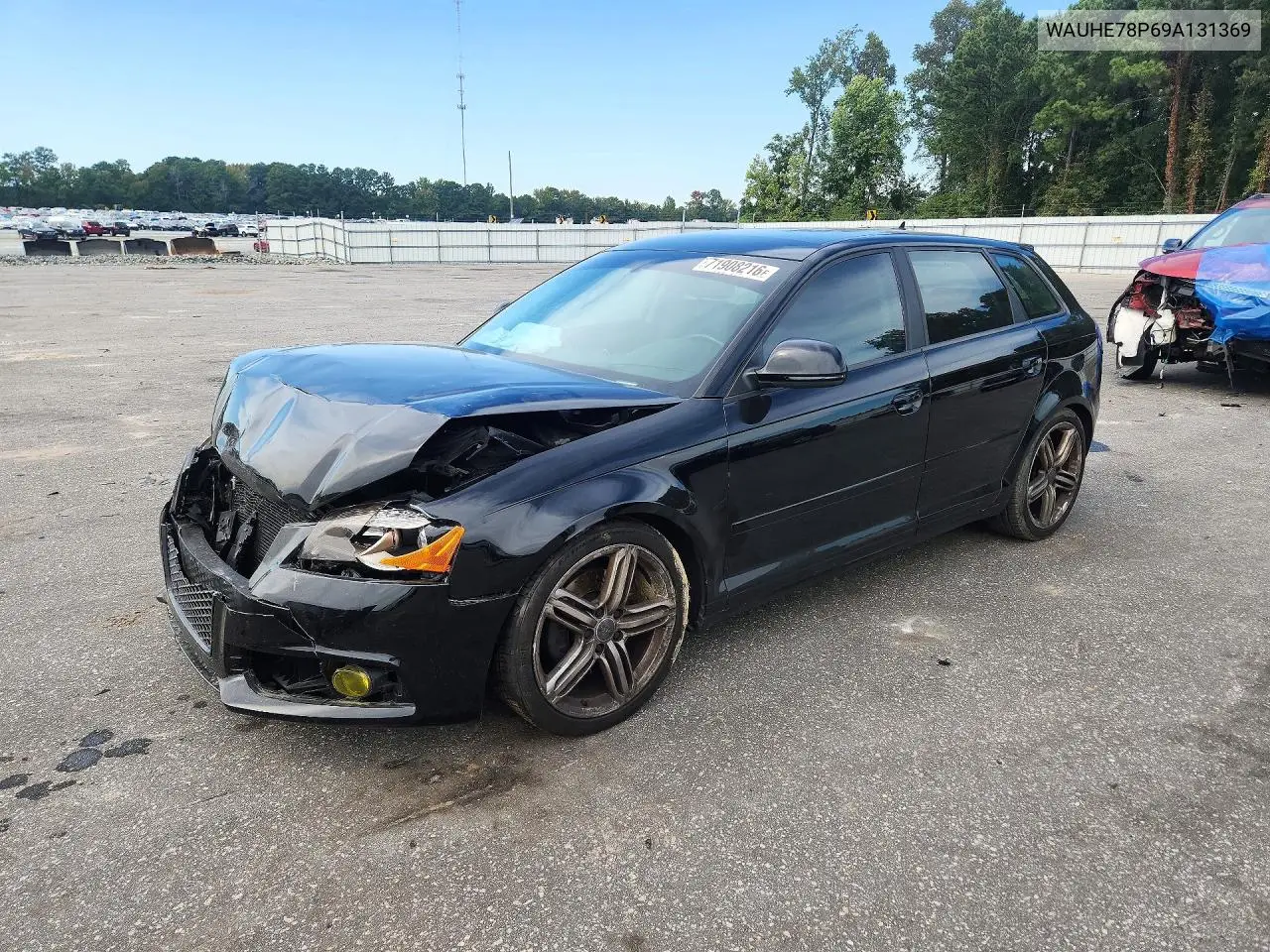 AUDI A3 2009, VIN WAUHE78P69A131369