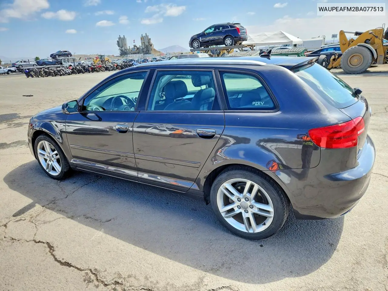 2011 AUDI A3 VIN WAUPEAFM2BA077513 — фото 2