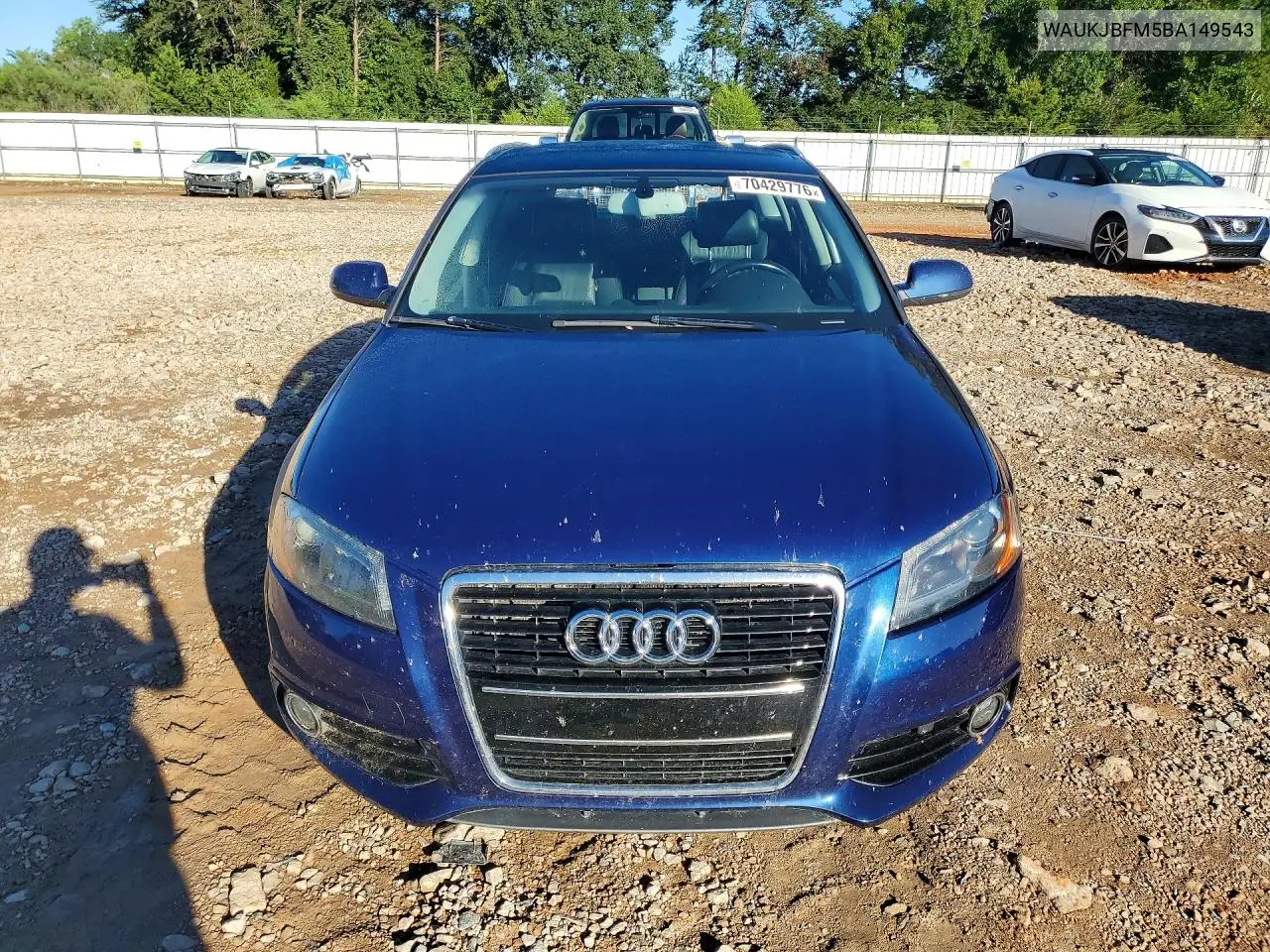 2011 AUDI A3 VIN WAUKJBFM5BA149543 — фото 5