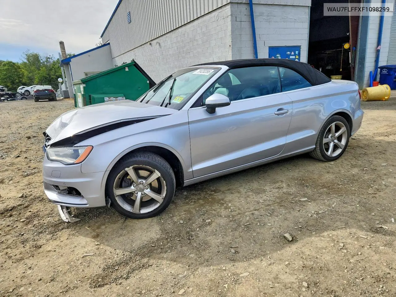 AUDI A3 2015, VIN WAU7FLFFXF1098299