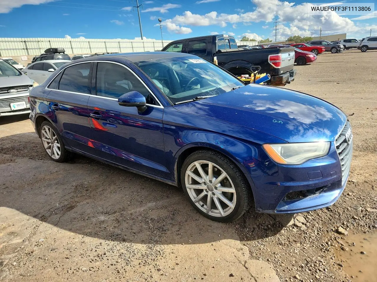2015 AUDI A3 VIN WAUEFGFF3F1113806 — фото 4
