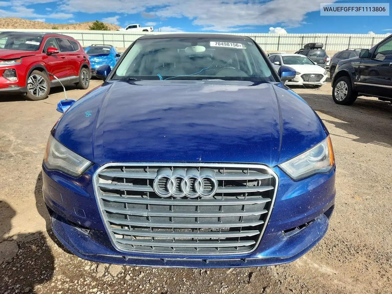 2015 AUDI A3 VIN WAUEFGFF3F1113806 — фото 5