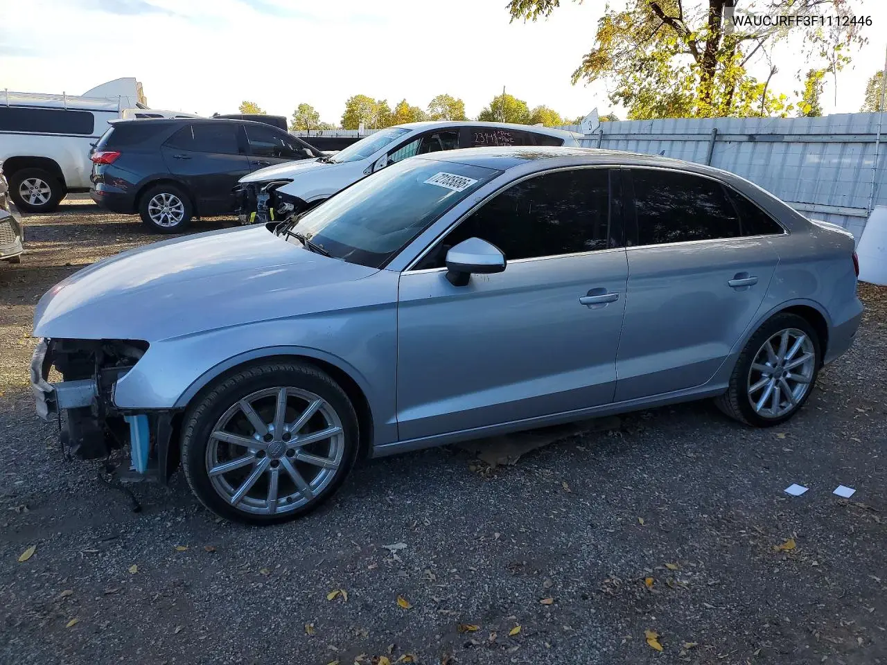 AUDI A3 2015, VIN WAUCJRFF3F1112446