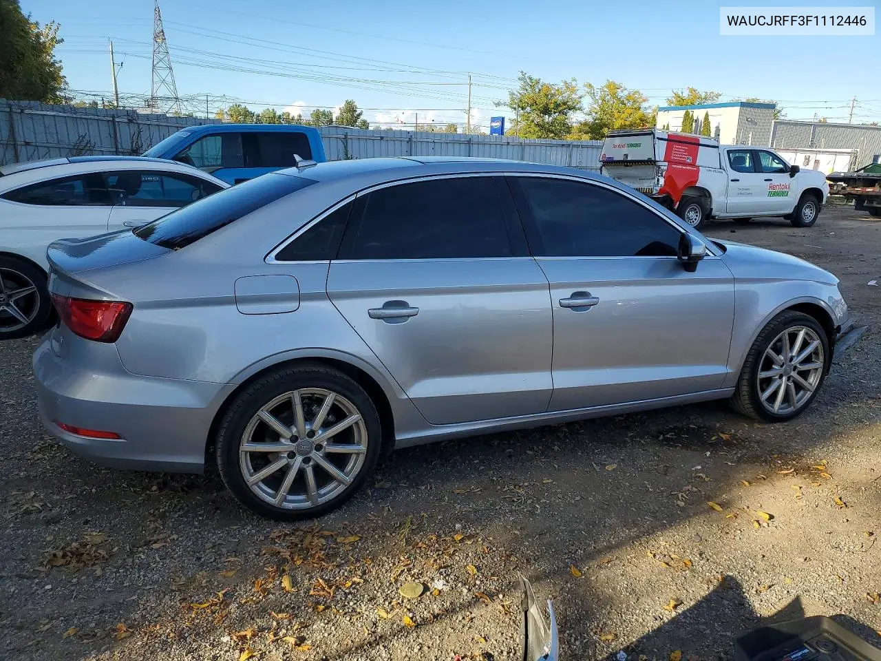 2015 AUDI A3 VIN WAUCJRFF3F1112446 — фото 3
