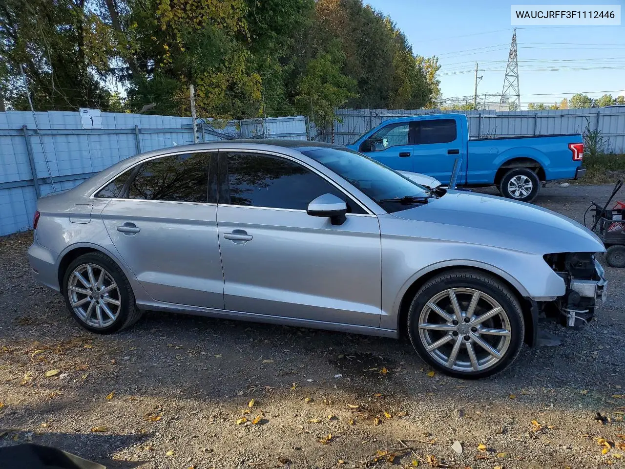 2015 AUDI A3 VIN WAUCJRFF3F1112446 — фото 4