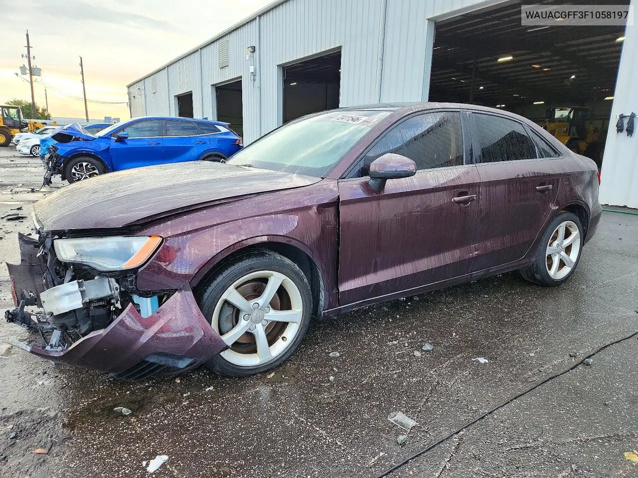 AUDI A3 2015, VIN WAUACGFF3F1058197