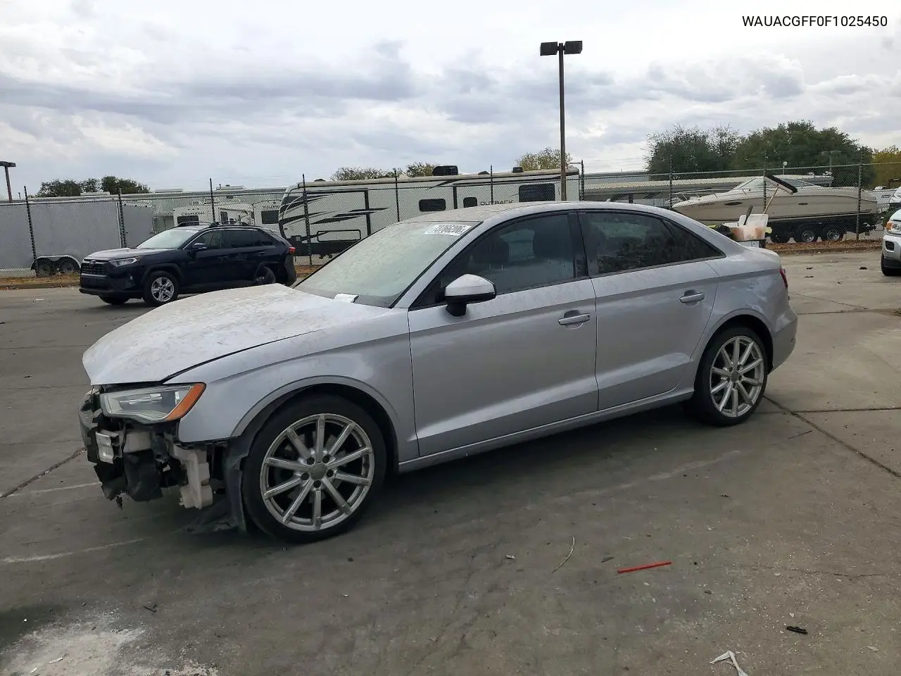 AUDI A3 2015, VIN WAUACGFF0F1025450