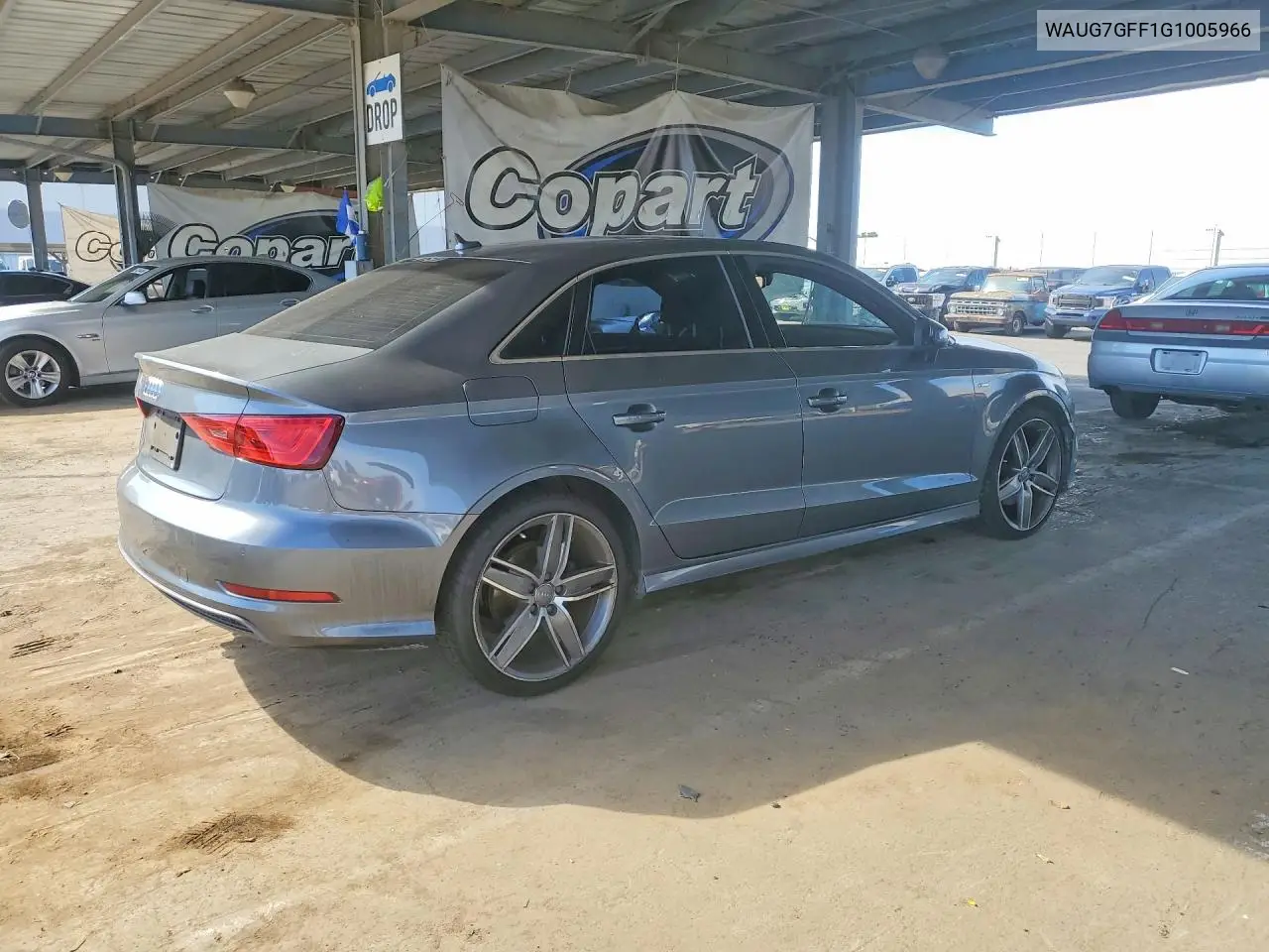 2016 AUDI A3 VIN WAUG7GFF1G1005966 — фото 3