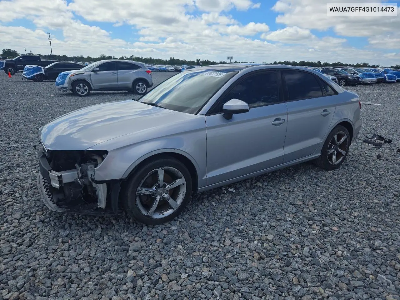 AUDI A3 2016, VIN WAUA7GFF4G1014473