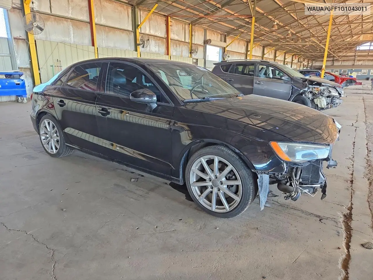 AUDI A3 2016, VIN WAUA7GFF1G1043011