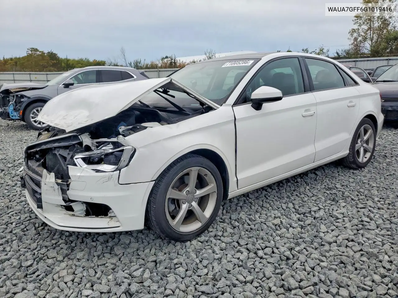 AUDI A3 2016, VIN WAUA7GFF6G1019416