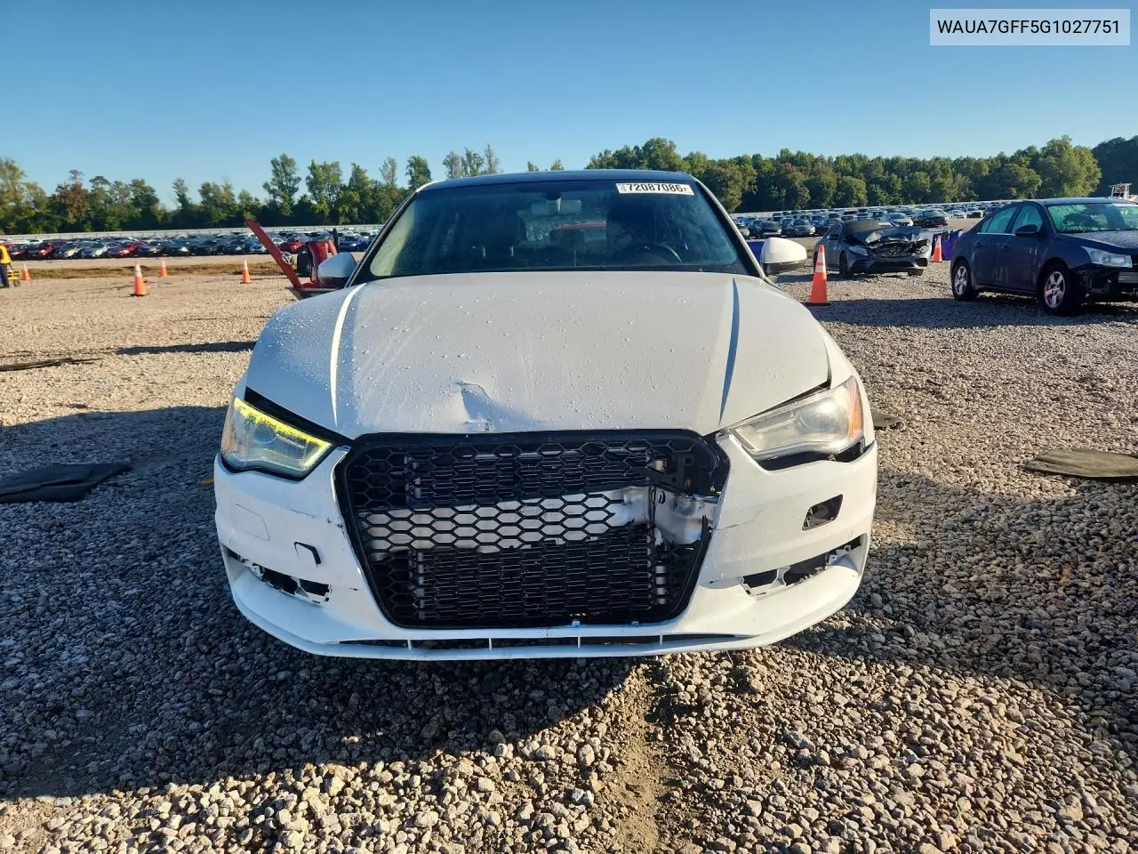 2016 AUDI A3 VIN WAUA7GFF5G1027751 — фото 5
