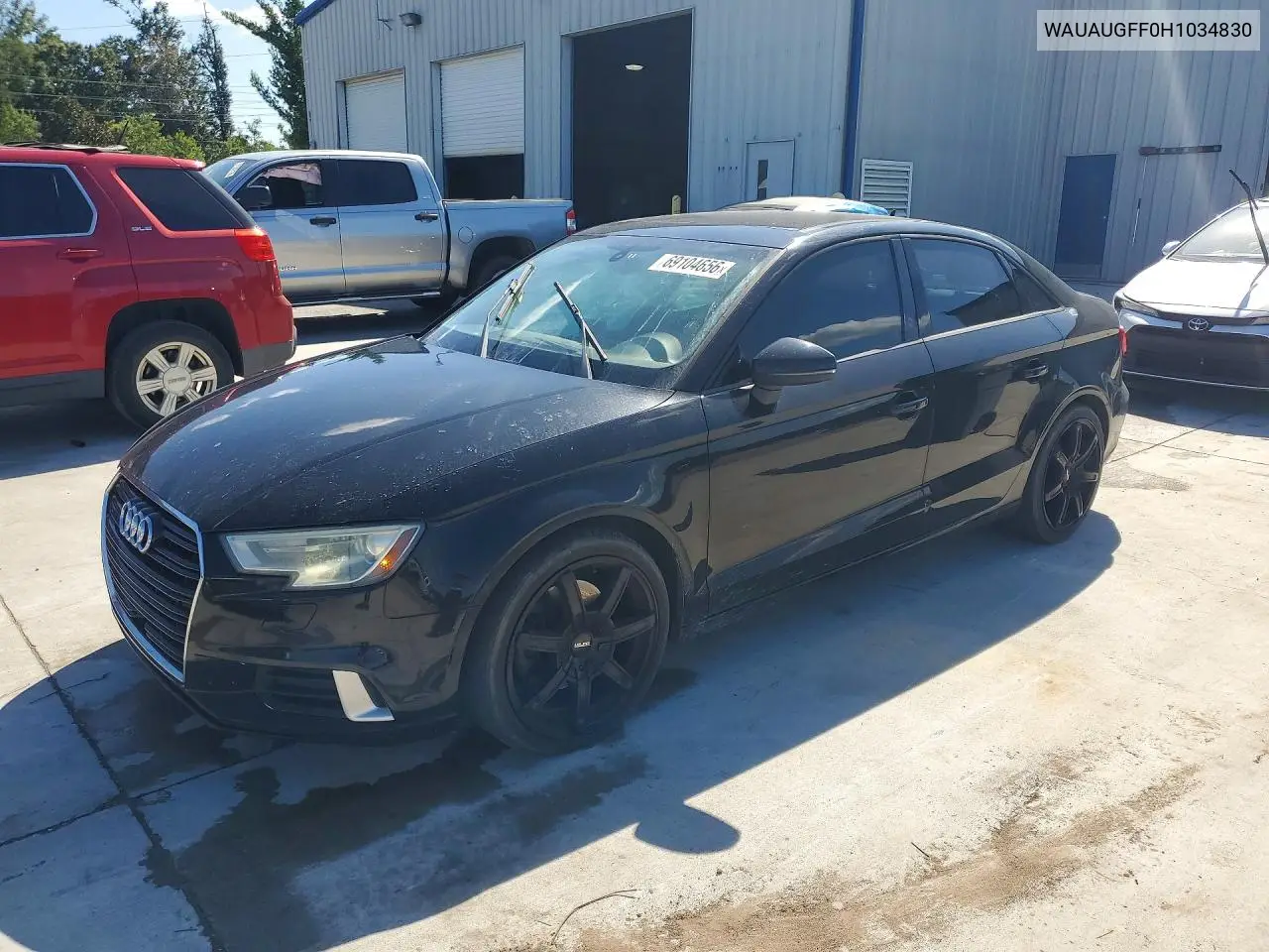 AUDI A3 2017, VIN WAUAUGFF0H1034830