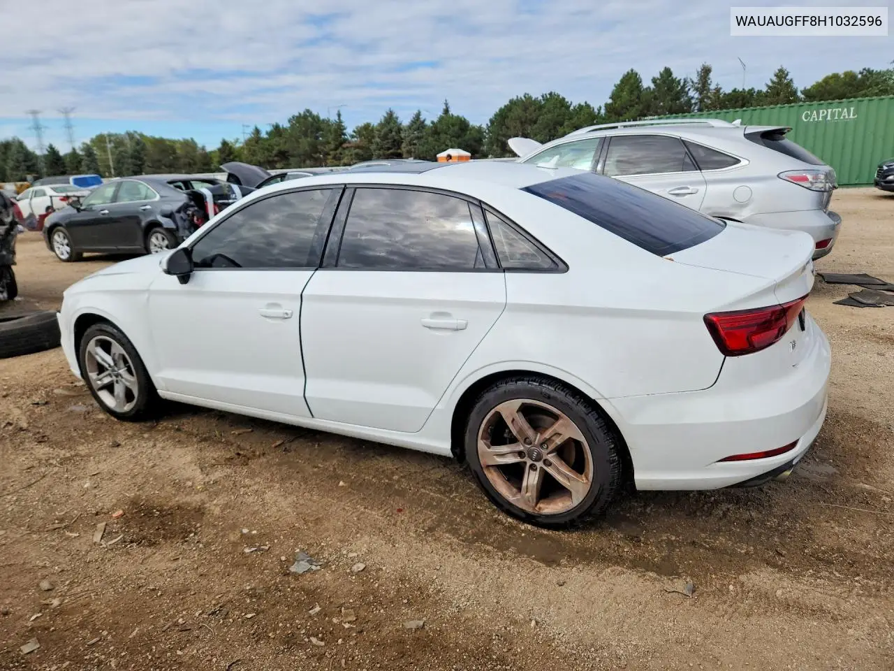 2017 AUDI A3 VIN WAUAUGFF8H1032596 — фото 2