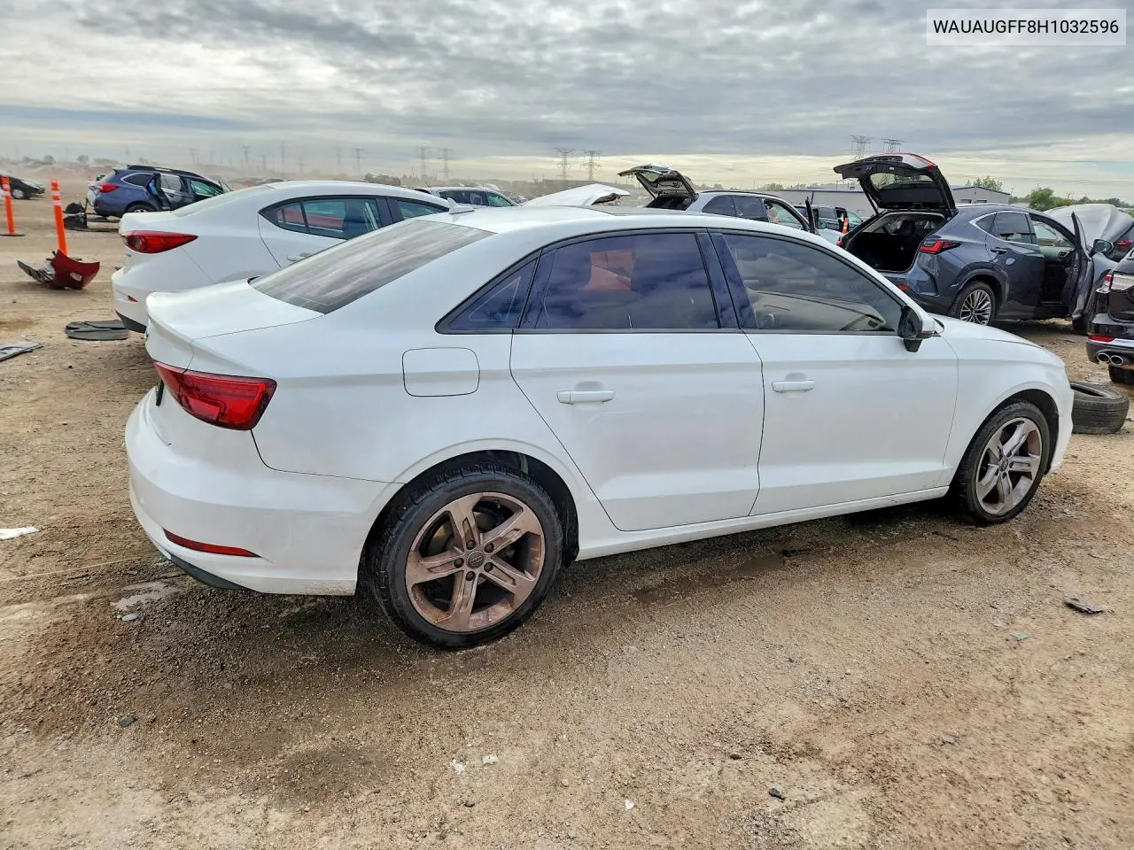 2017 AUDI A3 VIN WAUAUGFF8H1032596 — фото 3