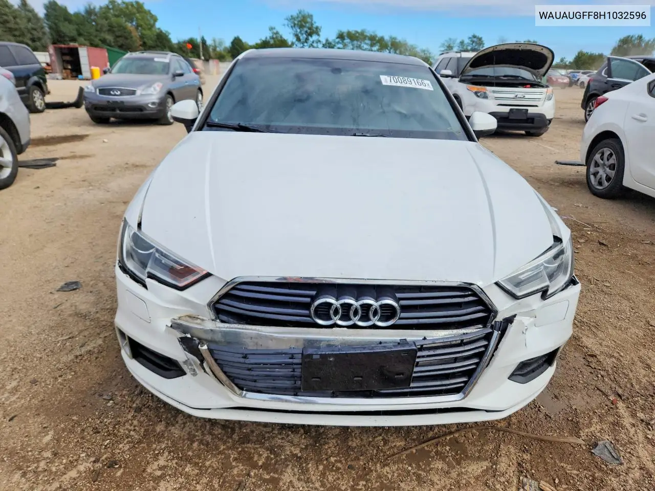2017 AUDI A3 VIN WAUAUGFF8H1032596 — фото 5
