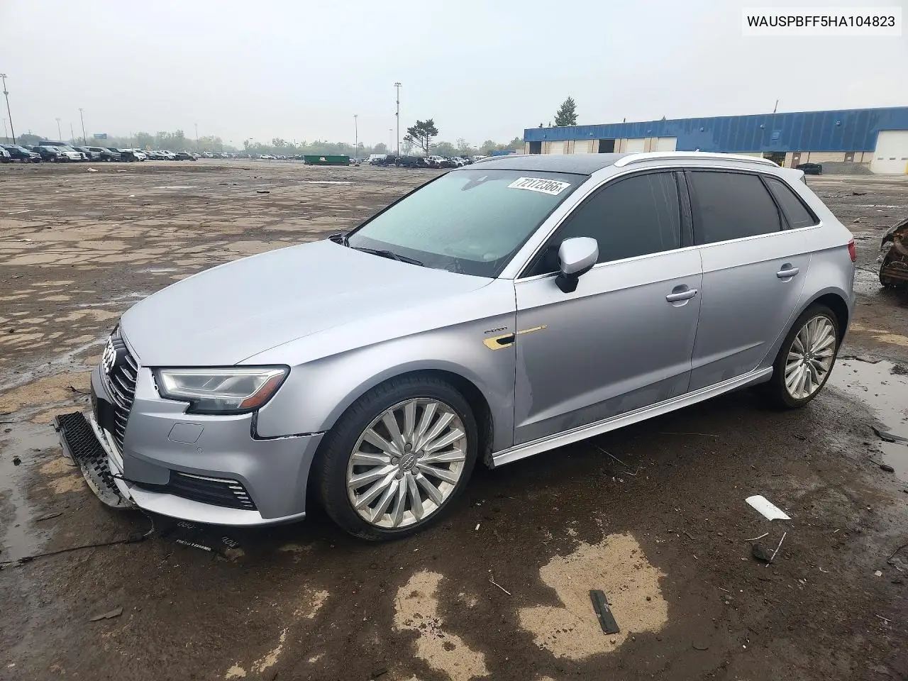 AUDI A3 2017, VIN WAUSPBFF5HA104823