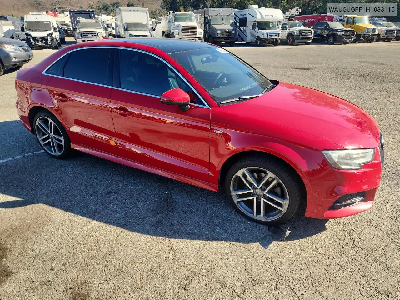 2017 AUDI A3 VIN WAUGUGFF1H1033115 — фото 4
