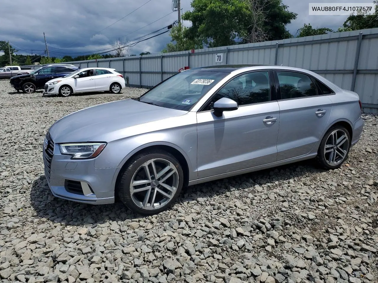 AUDI A3 2018, VIN WAUB8GFF4J1077677