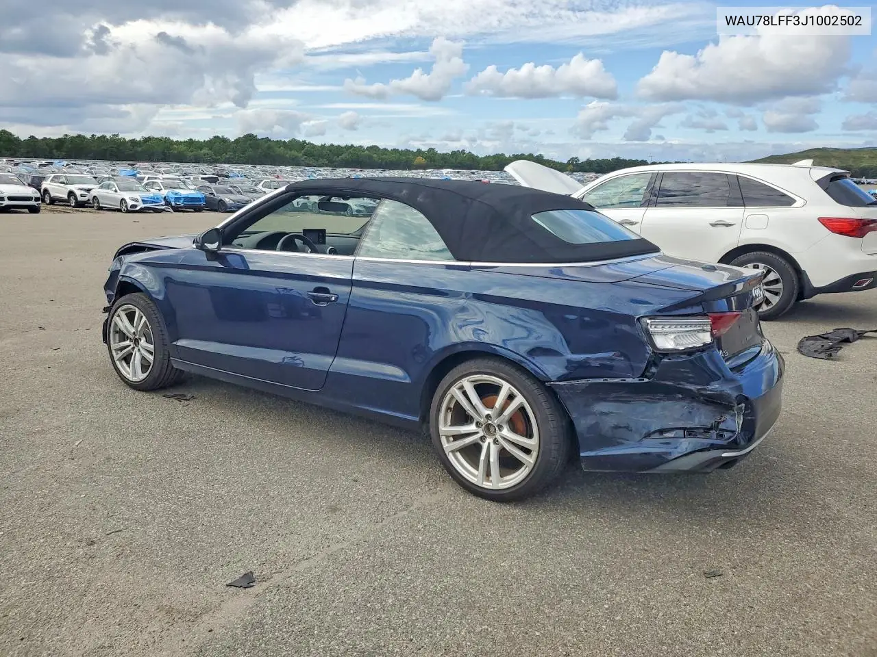 2018 AUDI A3 VIN WAU78LFF3J1002502 — фото 2