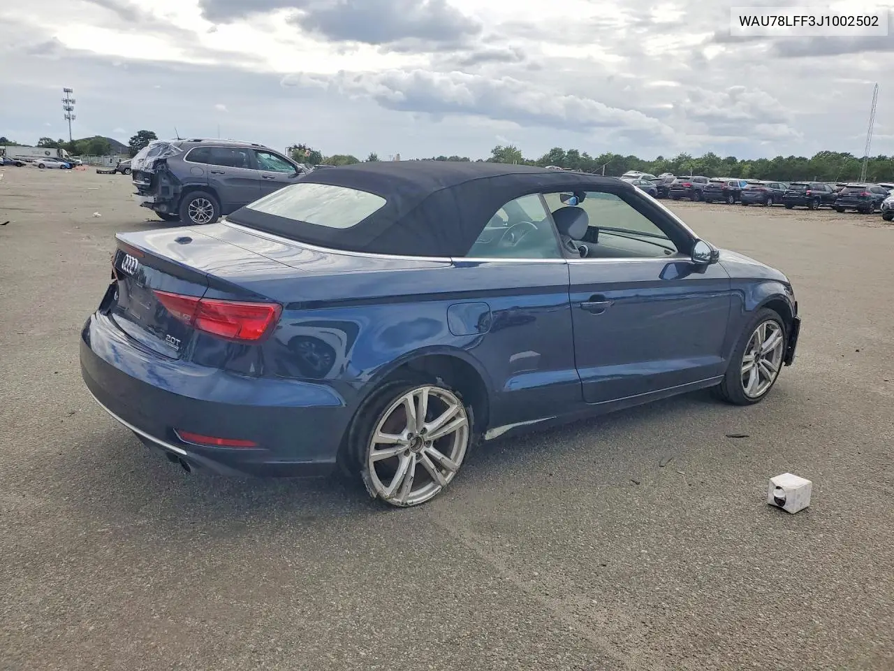 2018 AUDI A3 VIN WAU78LFF3J1002502 — фото 3