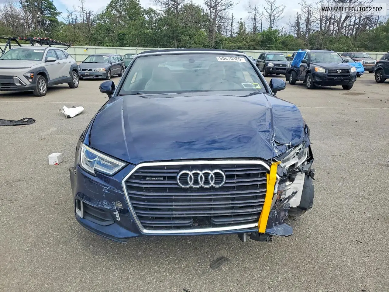 2018 AUDI A3 VIN WAU78LFF3J1002502 — фото 5