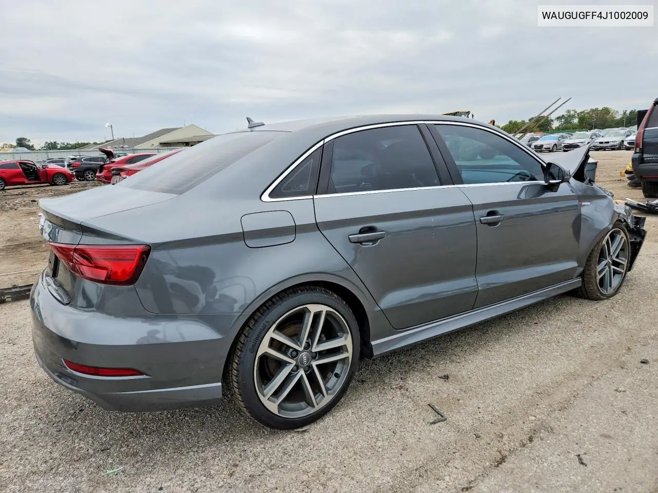 2018 AUDI A3 VIN WAUGUGFF4J1002009 — фото 3