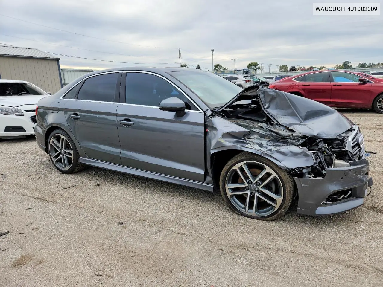 2018 AUDI A3 VIN WAUGUGFF4J1002009 — фото 4