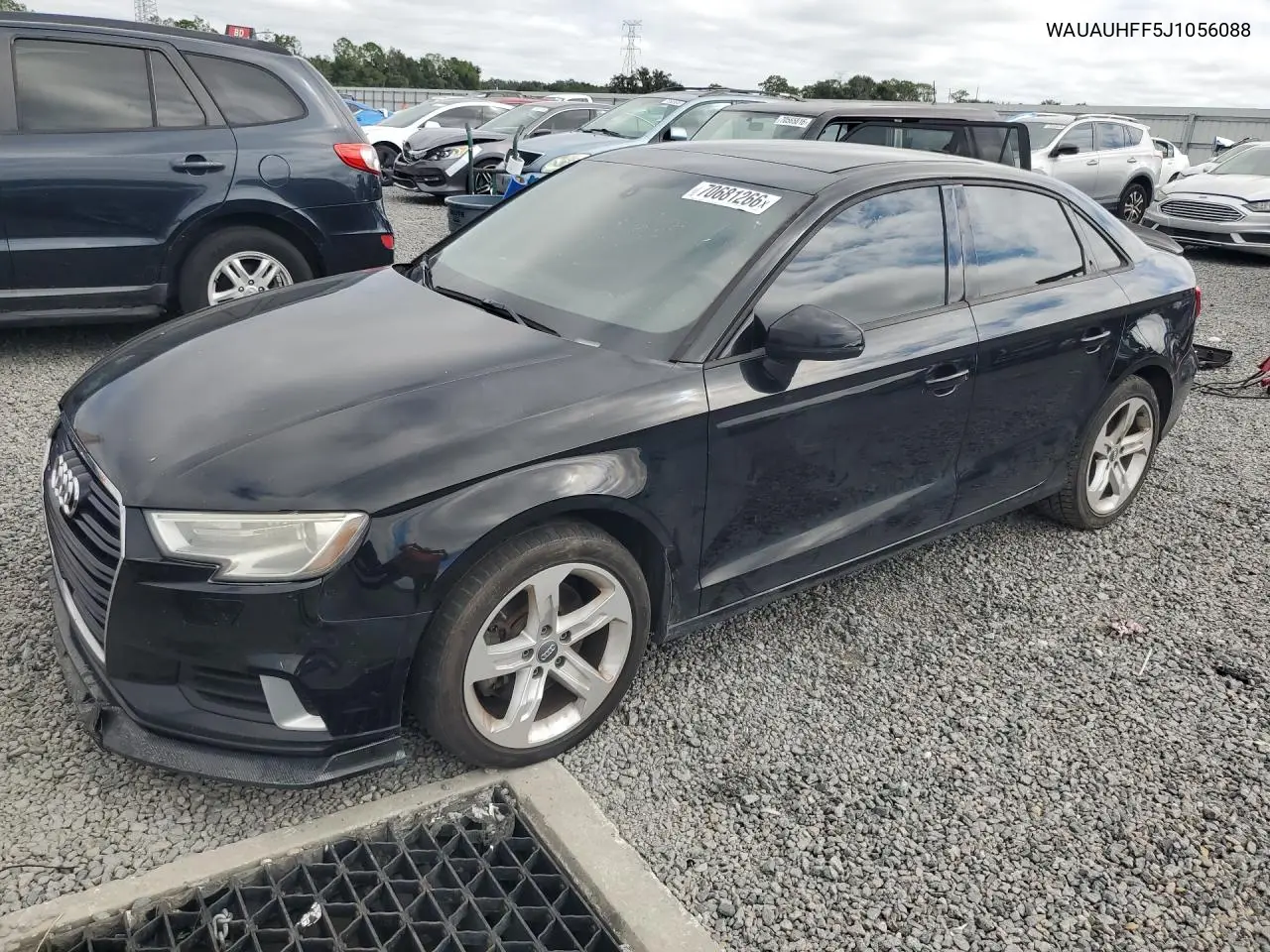 AUDI A3 2018, VIN WAUAUHFF5J1056088