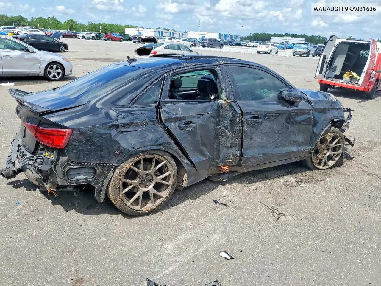 2019 AUDI A3 VIN WAUAUGFF9KA081636 — фото 3