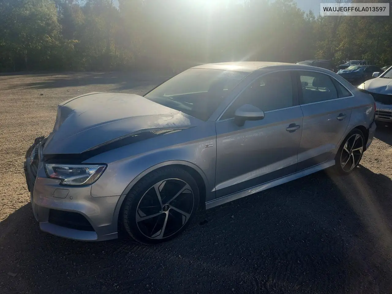 2020 AUDI A3 VIN WAUJEGFF6LA013597 — фото 1