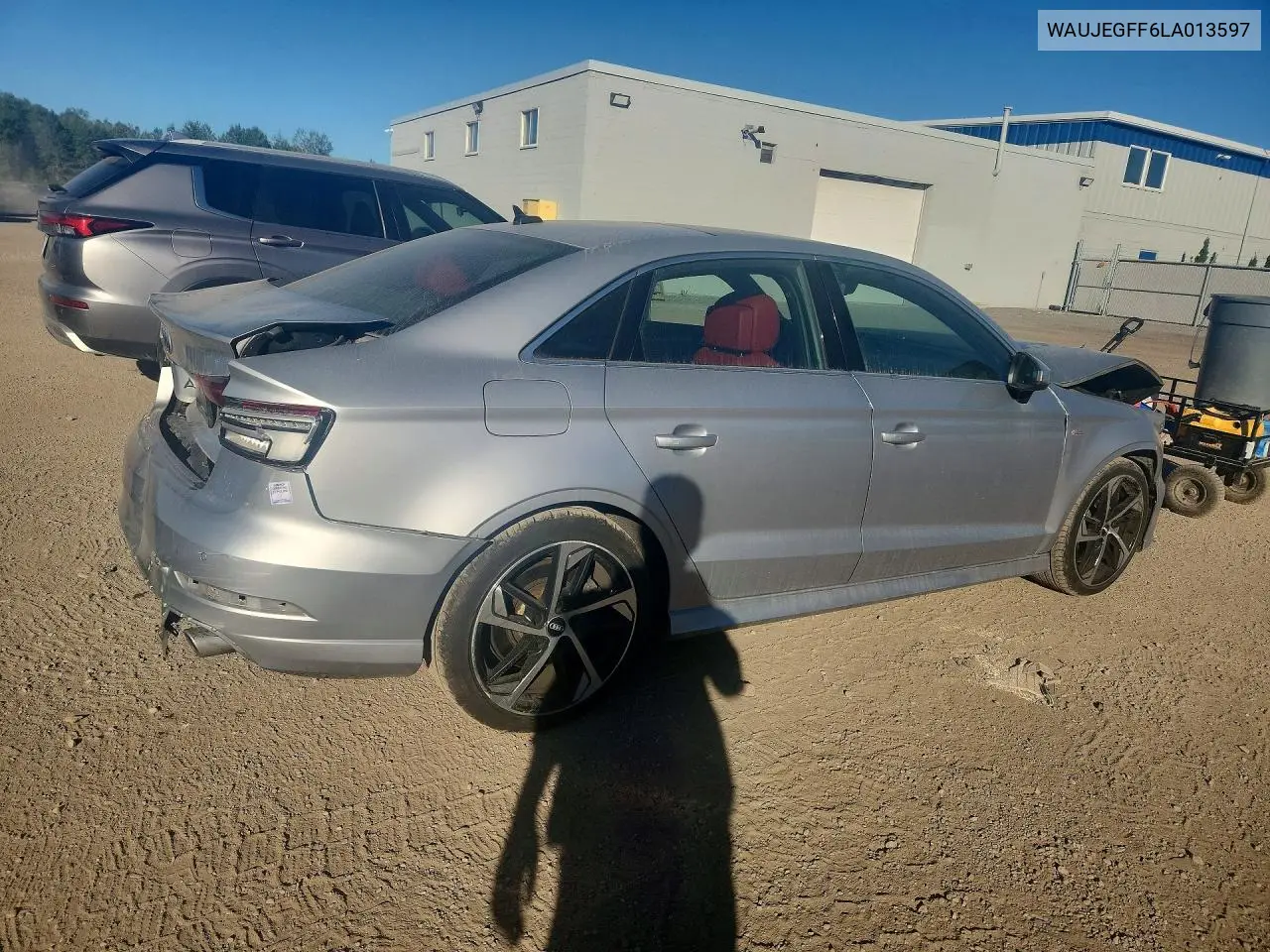 2020 AUDI A3 VIN WAUJEGFF6LA013597 — фото 3