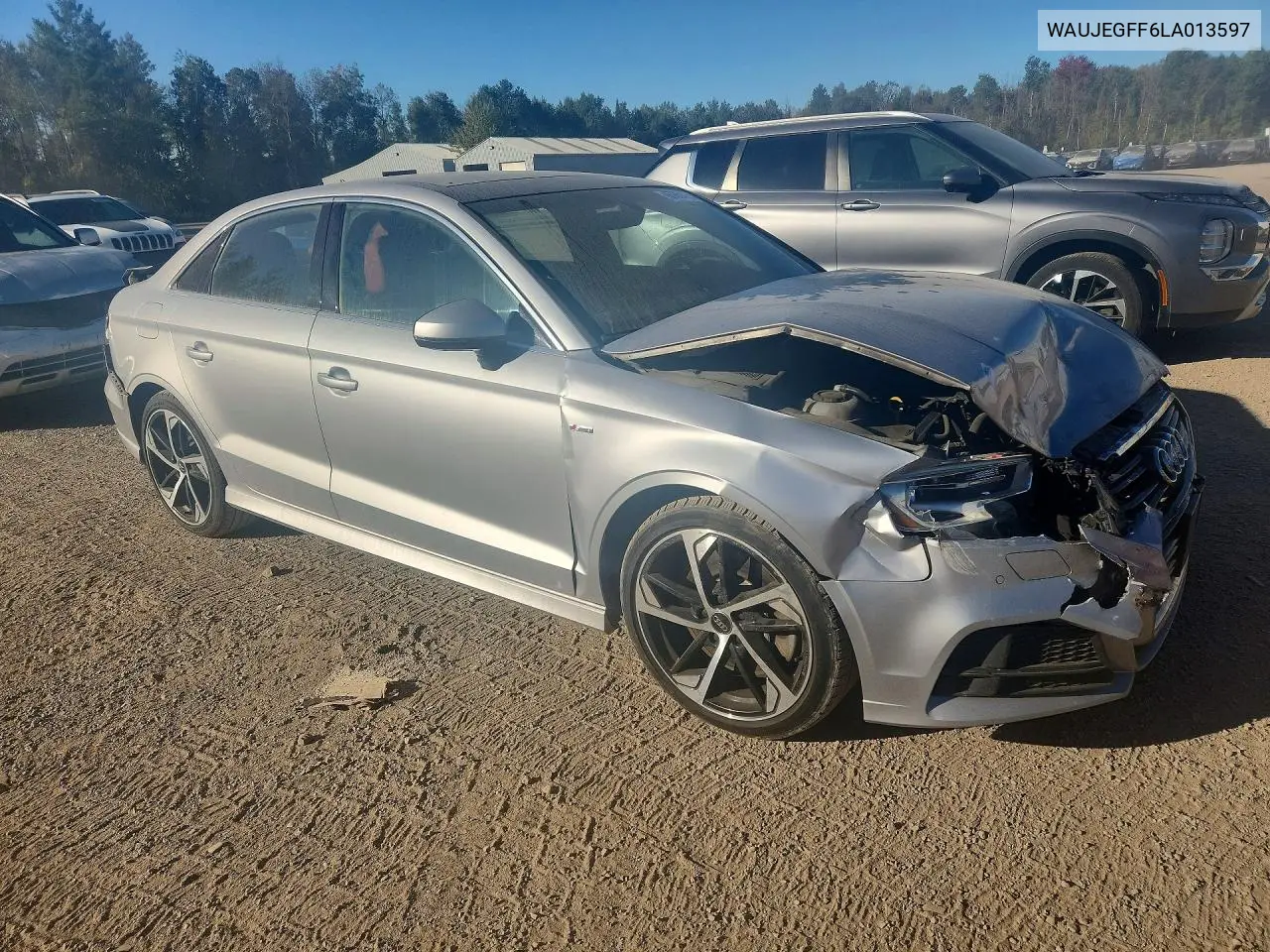 2020 AUDI A3 VIN WAUJEGFF6LA013597 — фото 4