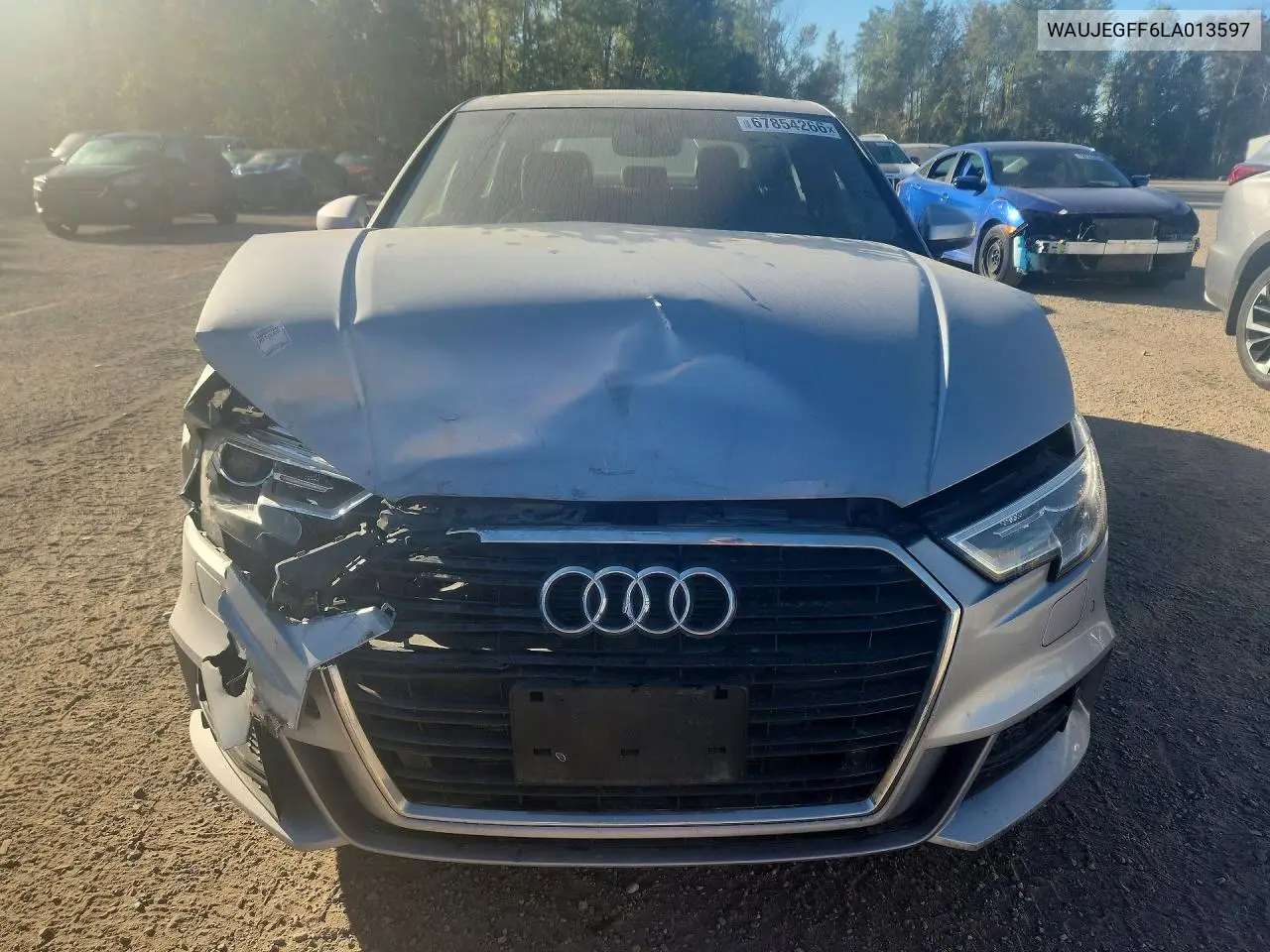 2020 AUDI A3 VIN WAUJEGFF6LA013597 — фото 5