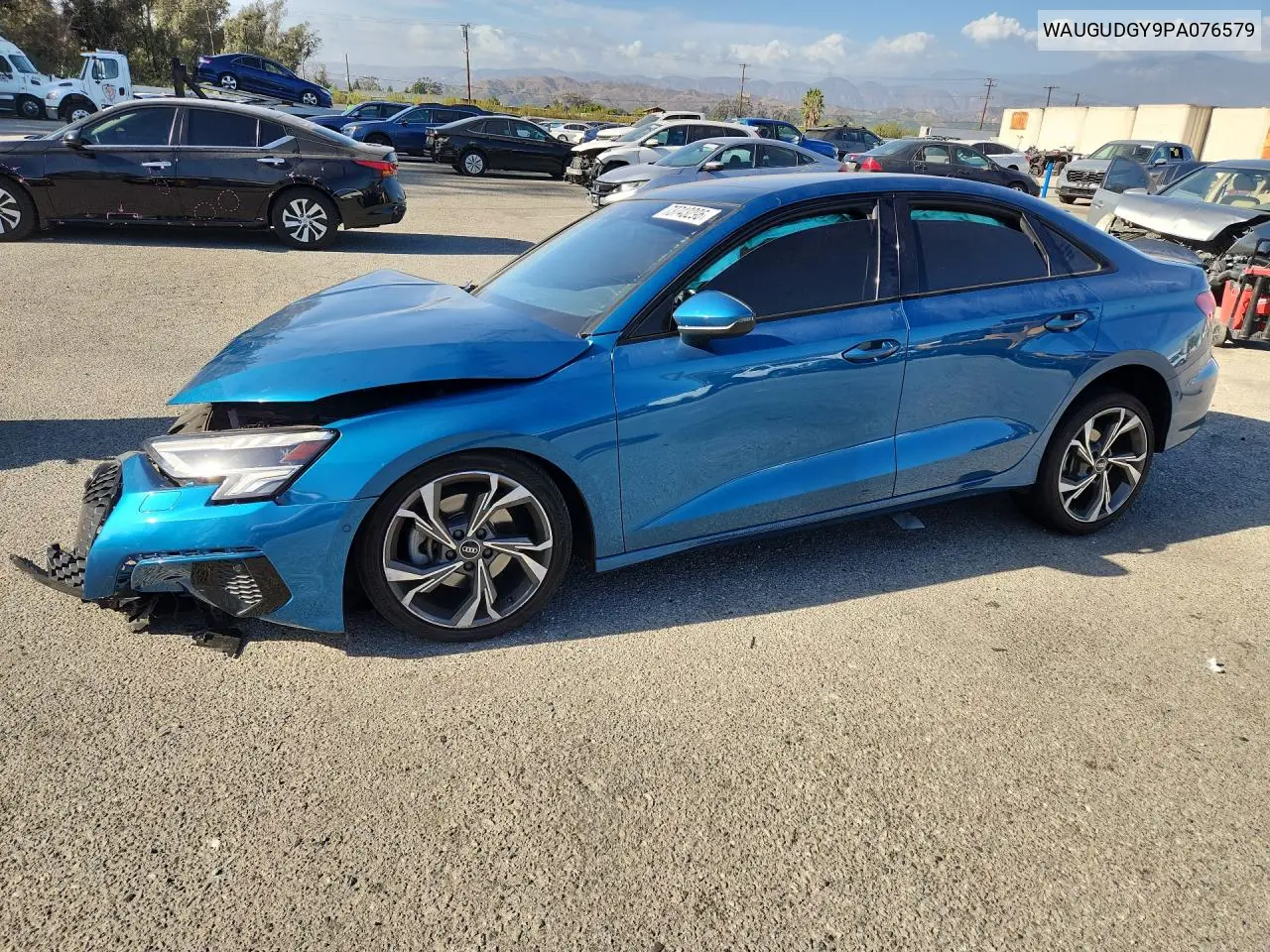 AUDI A3 2023, VIN WAUGUDGY9PA076579