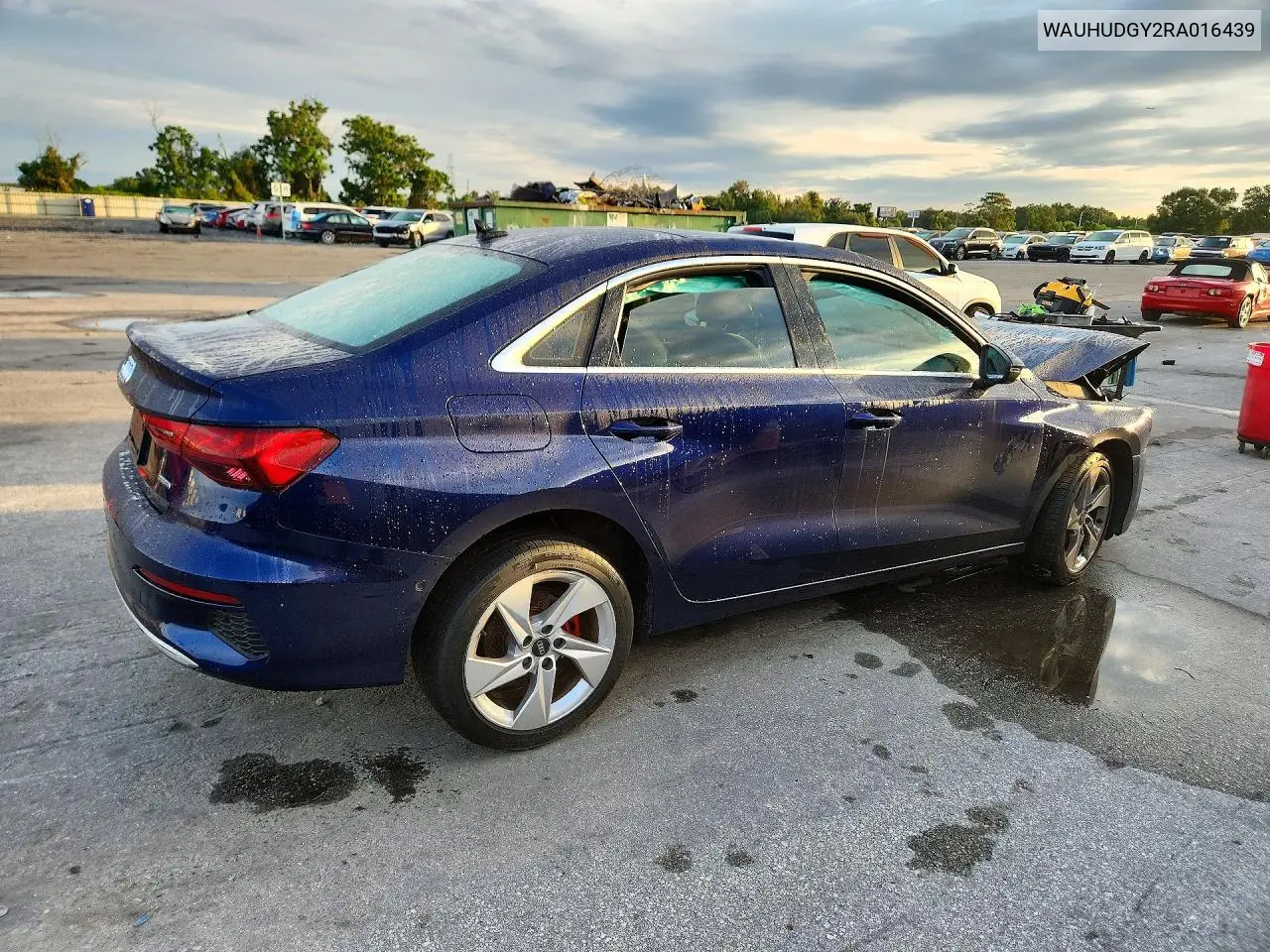 2024 AUDI A3 VIN WAUHUDGY2RA016439 — фото 3