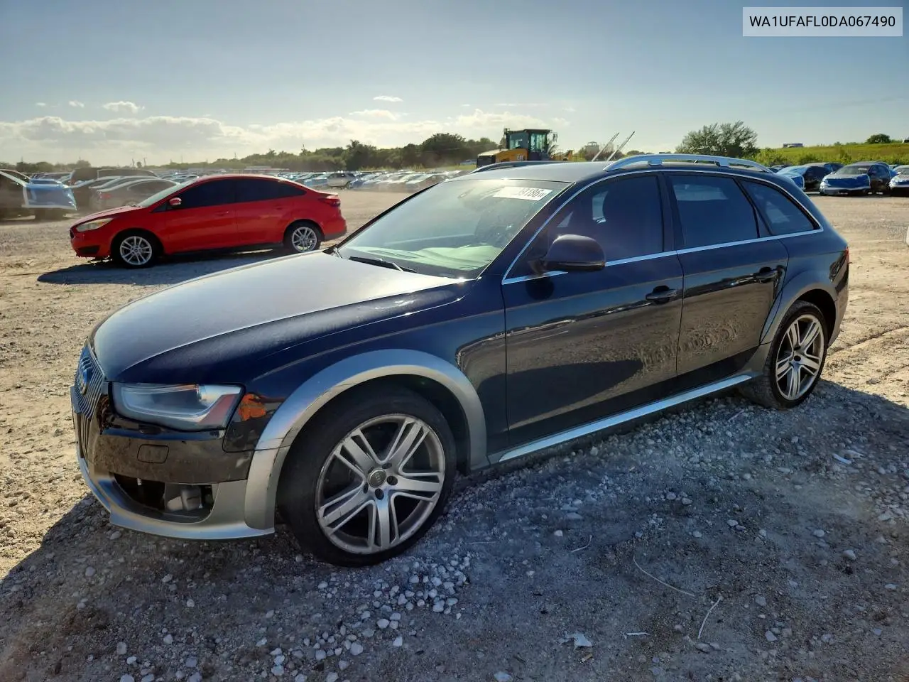 AUDI A4 ALLROAD 2013, VIN WA1UFAFL0DA067490