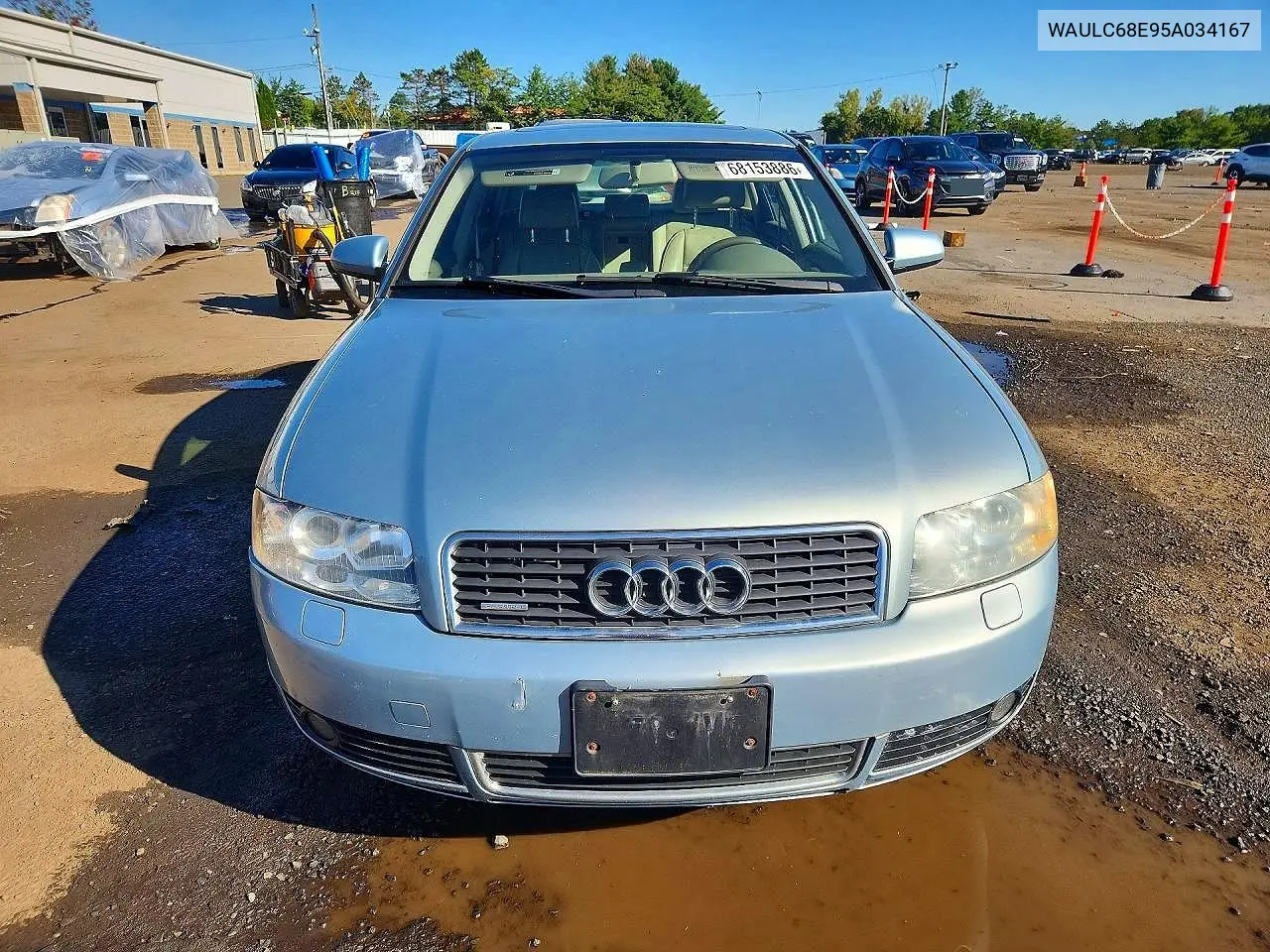2005 AUDI A4 VIN WAULC68E95A034167 — фото 5