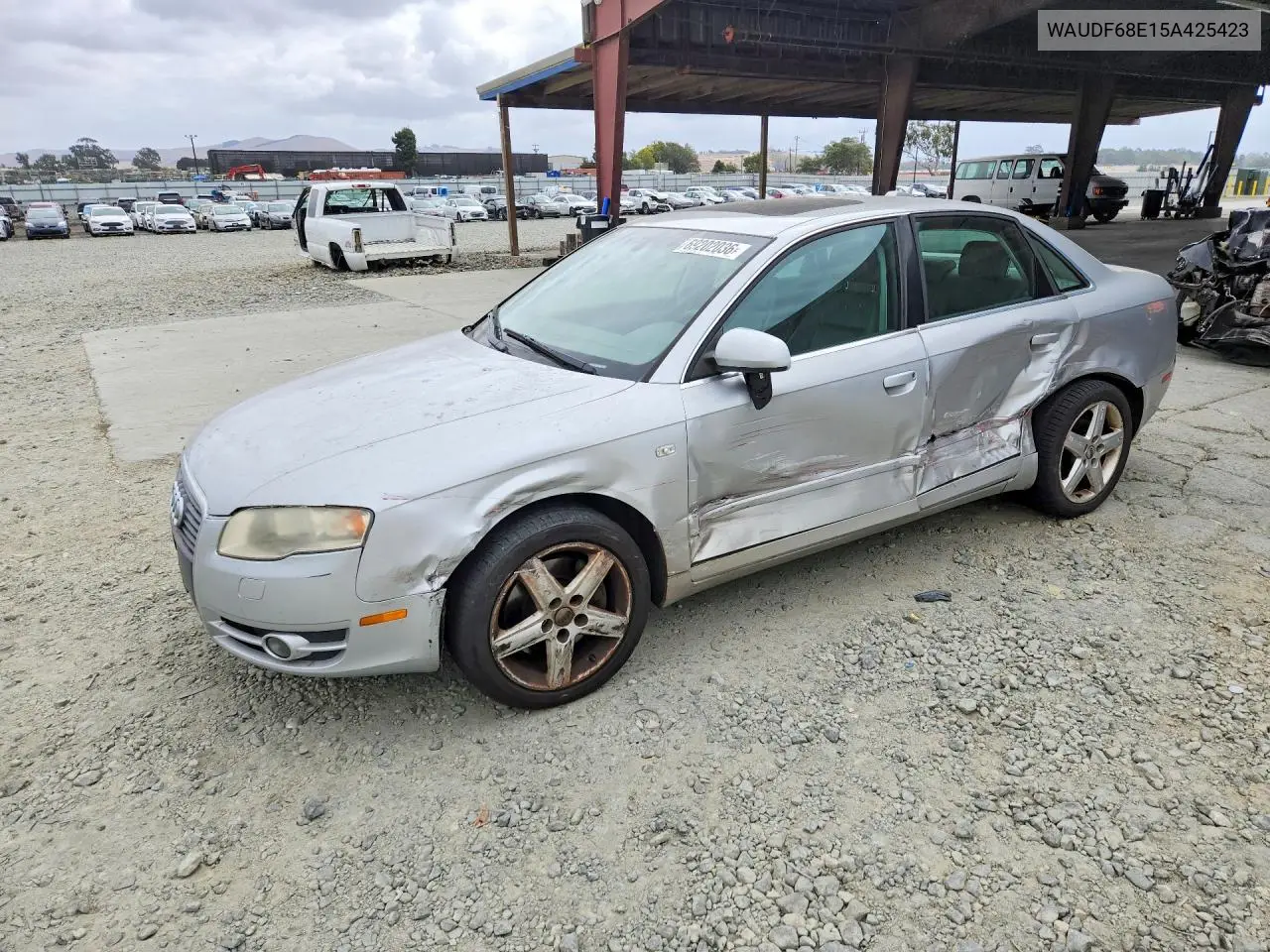 AUDI A4 2005, VIN WAUDF68E15A425423