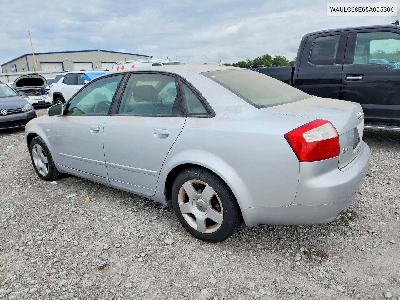 2005 AUDI A4 VIN WAULC68E65A005306 — фото 2