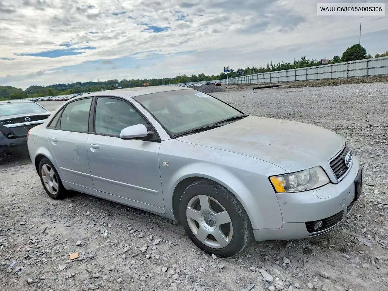 2005 AUDI A4 VIN WAULC68E65A005306 — фото 4