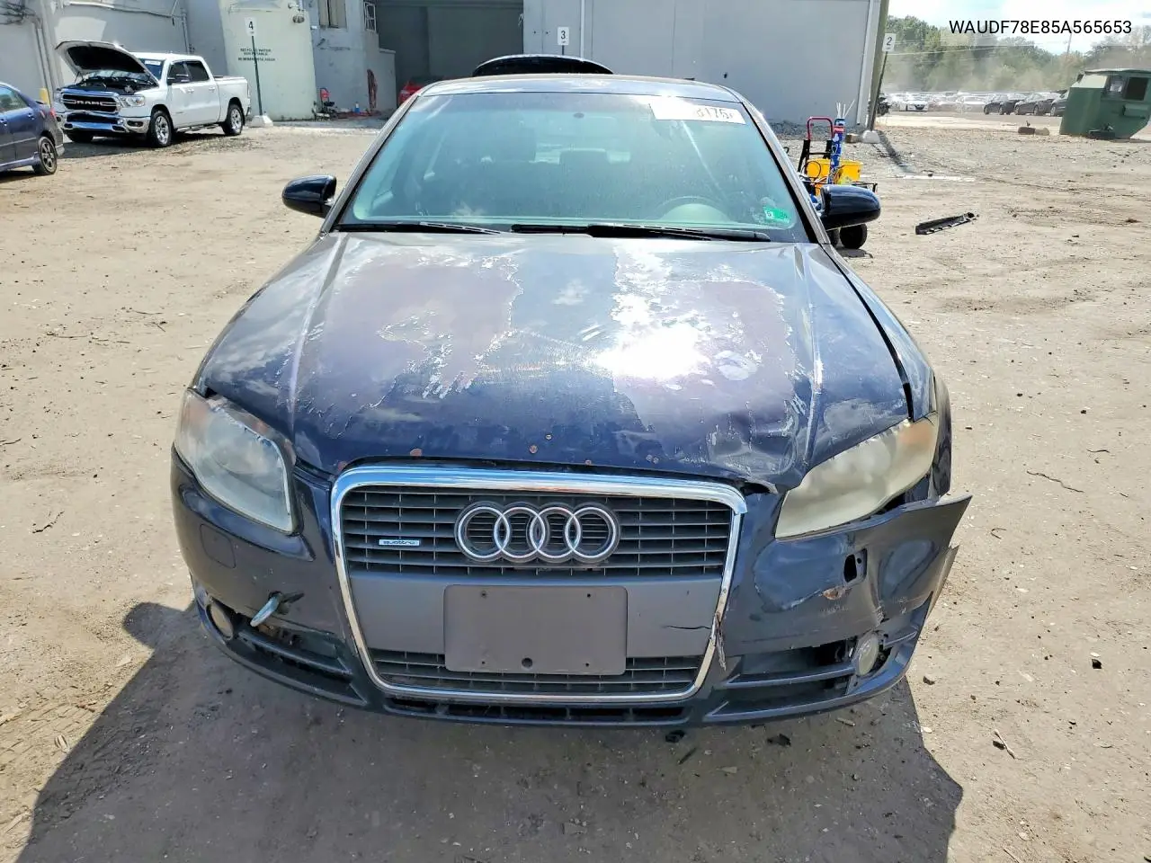 2005 AUDI A4 VIN WAUDF78E85A565653 — фото 5
