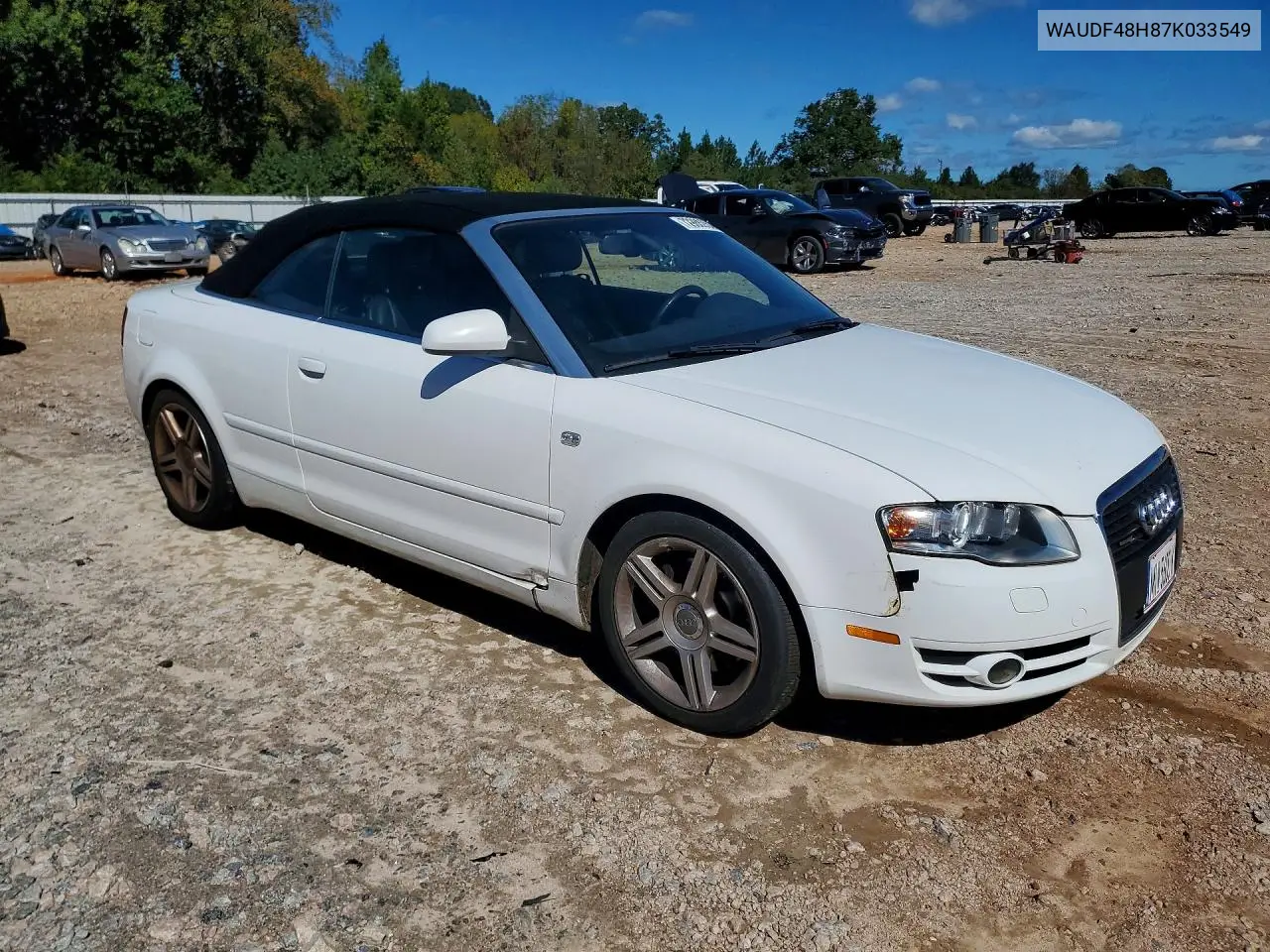 2007 AUDI A4 VIN WAUDF48H87K033549 — фото 4