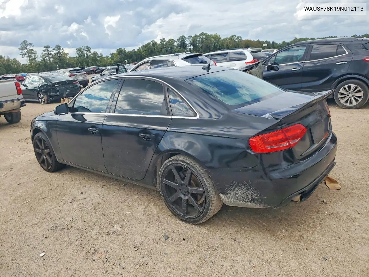 2009 AUDI A4 VIN WAUSF78K19N012113 — фото 2