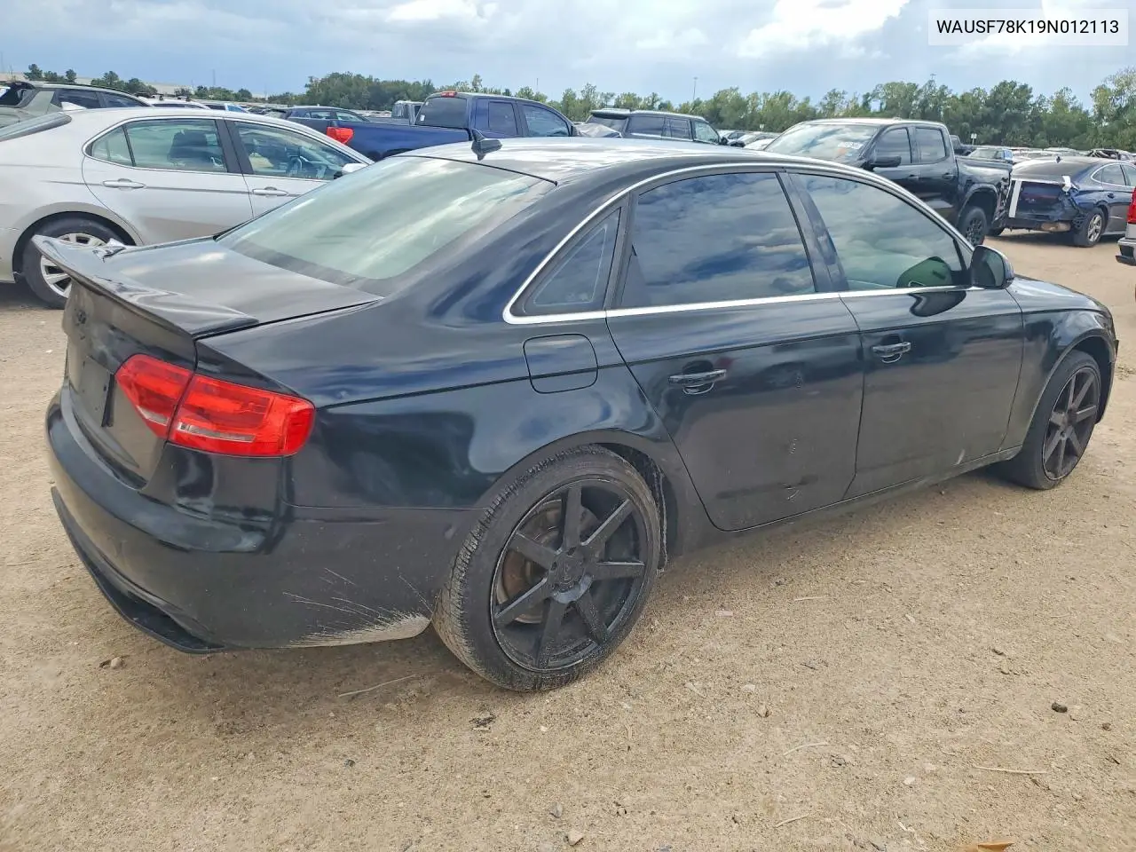 2009 AUDI A4 VIN WAUSF78K19N012113 — фото 3