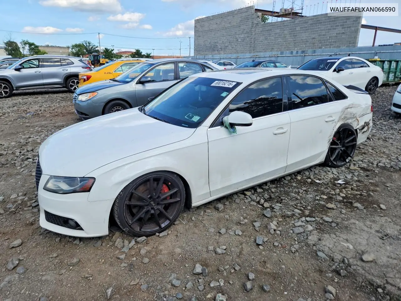 AUDI A4 2010, VIN WAUFFAFLXAN066590