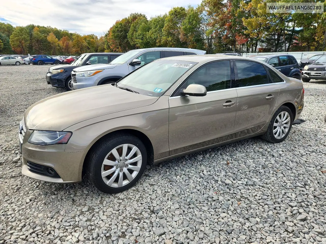 AUDI A4 2010, VIN WAUFFAFL1AN050780