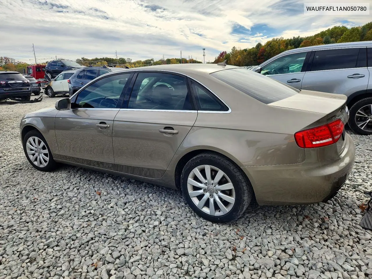2010 AUDI A4 VIN WAUFFAFL1AN050780 — фото 2