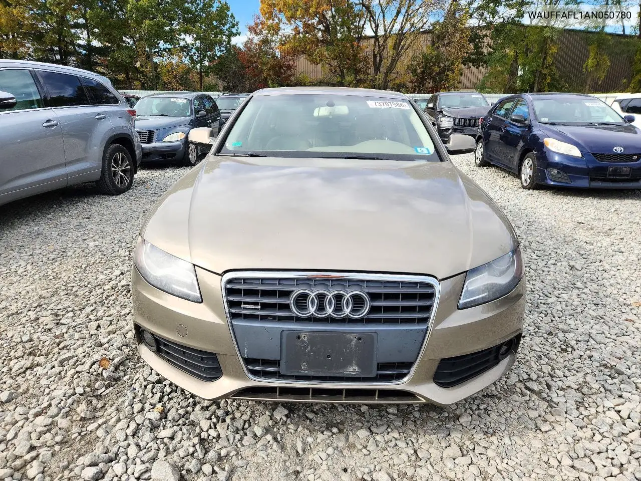 2010 AUDI A4 VIN WAUFFAFL1AN050780 — фото 5