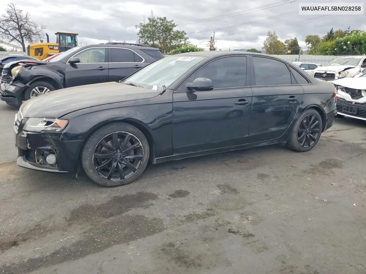 AUDI A4 2011, VIN WAUAFAFL5BN028258